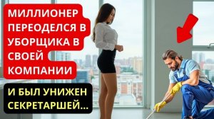 Его унизила секретарша. Миллионер переоделся в уборщика, о чем скоро пожалел...
