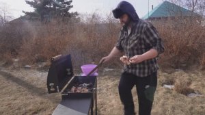 Наивкуснейший шашлык из свинины с лёгким ветерком солью и пряностями ПОДВАЛ ИЛЬИЧА Весна в Сибири