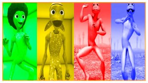 Зелёный Человек Танцует Битва Дама ту косита Alien battle #45 в Tiles Hop - NoV | Dame Tu Cosita