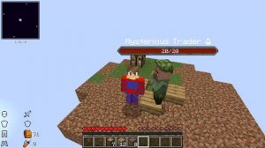 Развитие на одном блок в Майнкрафте.