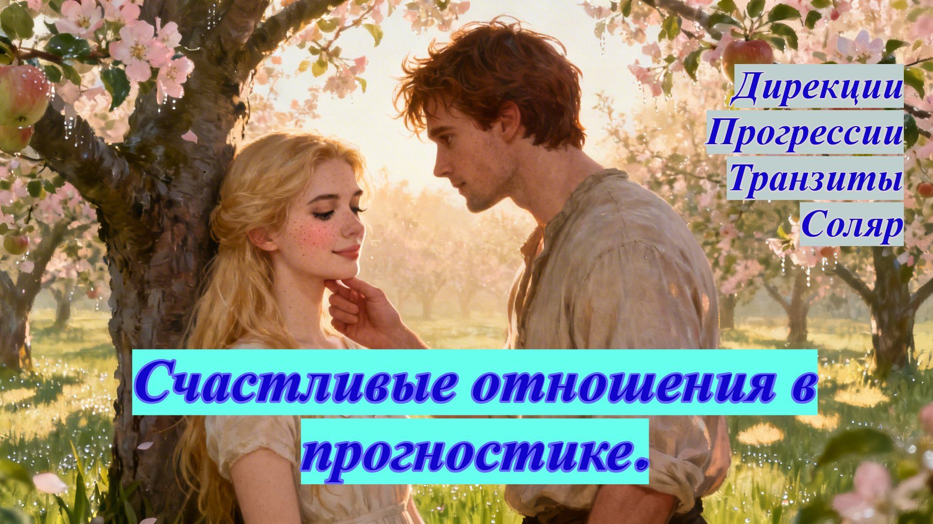 Счастливые отношения в прогностике. Анализ дирекций, прогрессий, транзитов и соляра на примере.