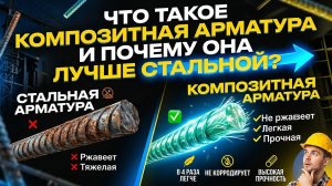 Стеклопластиковая арматура — революция в строительных материалах