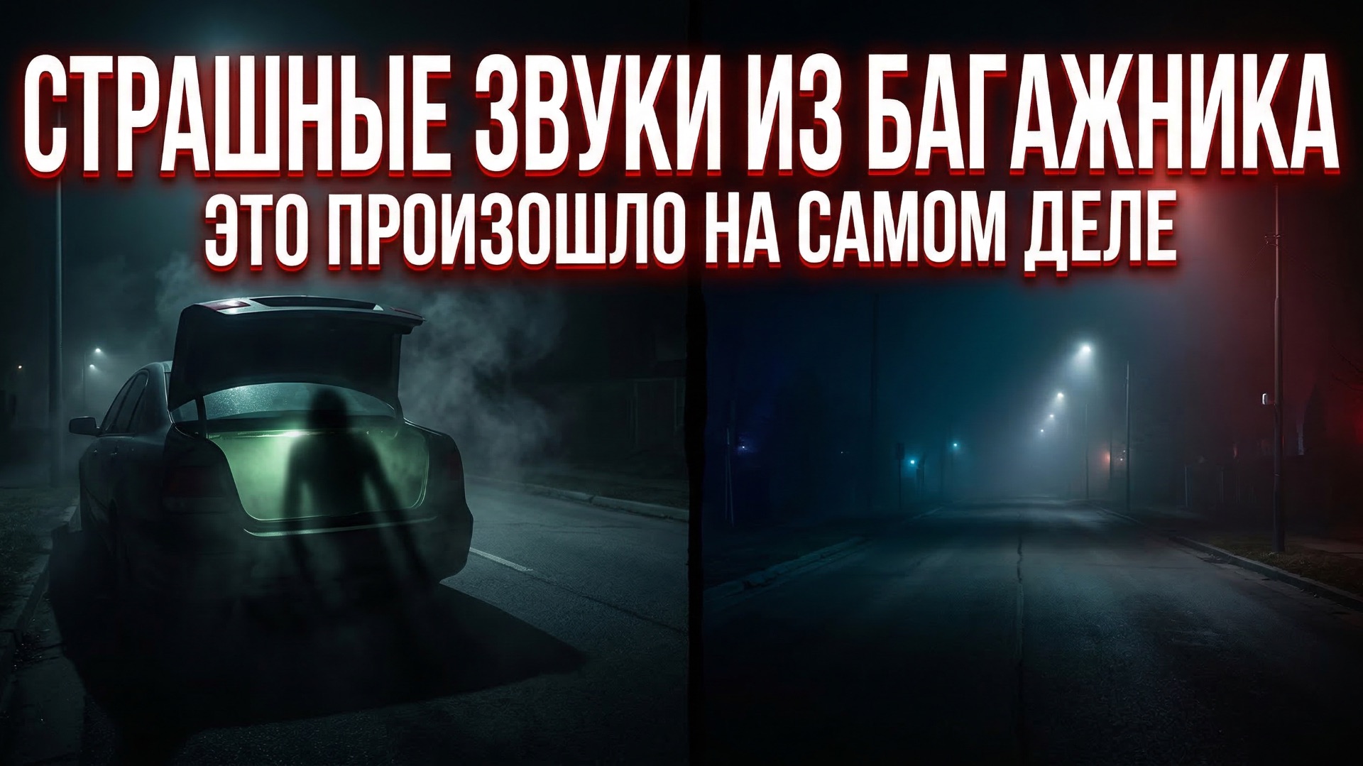 СТРАШНЫЕ ЗВУКИ ИЗ БАГАЖНИКА/Cтрашная история