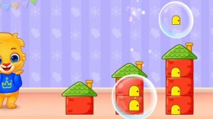 Развивающий мультик . Изучаем формы и размеры  Яркий мультик с весёлым львом ..