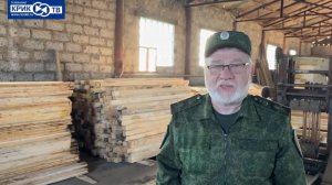 70-я фура КРИК-ТВ доставлена: разгрузка завершена, лес едет к бойцам | КРИК-ТВ