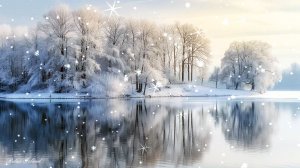 ❄️ ОЧЕНЬ КРАСИВАЯ УСПОКАИВАЮЩАЯ МУЗЫКА ДЛЯ СНА 🎵 РАССЛАБЛЯЮЩАЯ МУЗЫКА ДЛЯ ДУШИ НА БЕРЕГУ ОЗЕРА