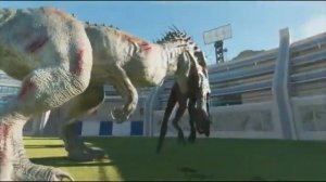 битва динозавров