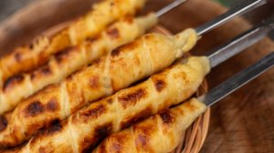 Хачапури на мангале. Приготовлено на углях.