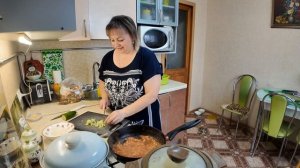 На обед суп Харчо в моем исполнении /  Котлеты с пюре