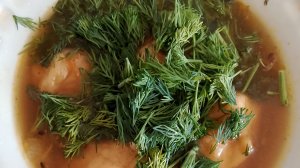 Суп с пельменями.