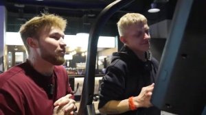 Василич впервые в зале