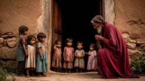 Голодная вдова с 8 детьми постучала к отшельнику. Эта ночь изменила всё!