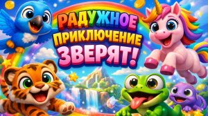 МУЛЬТФИЛЬМЫ ДЛЯ ДЕТЕЙ | РАДУЖНОЕ ПРИКЛЮЧЕНИЕ ЗВЕРЯТ