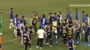 📹 Массовая драка в матче Крузейро Атлетико Минейро футбол Бразилии