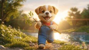 Ночь сладостей превращается в стоматологический кошмар 😱🍭Маленький щенок узнает, почему важна чист