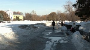 Атлантический циклон принес в Москву потепление.