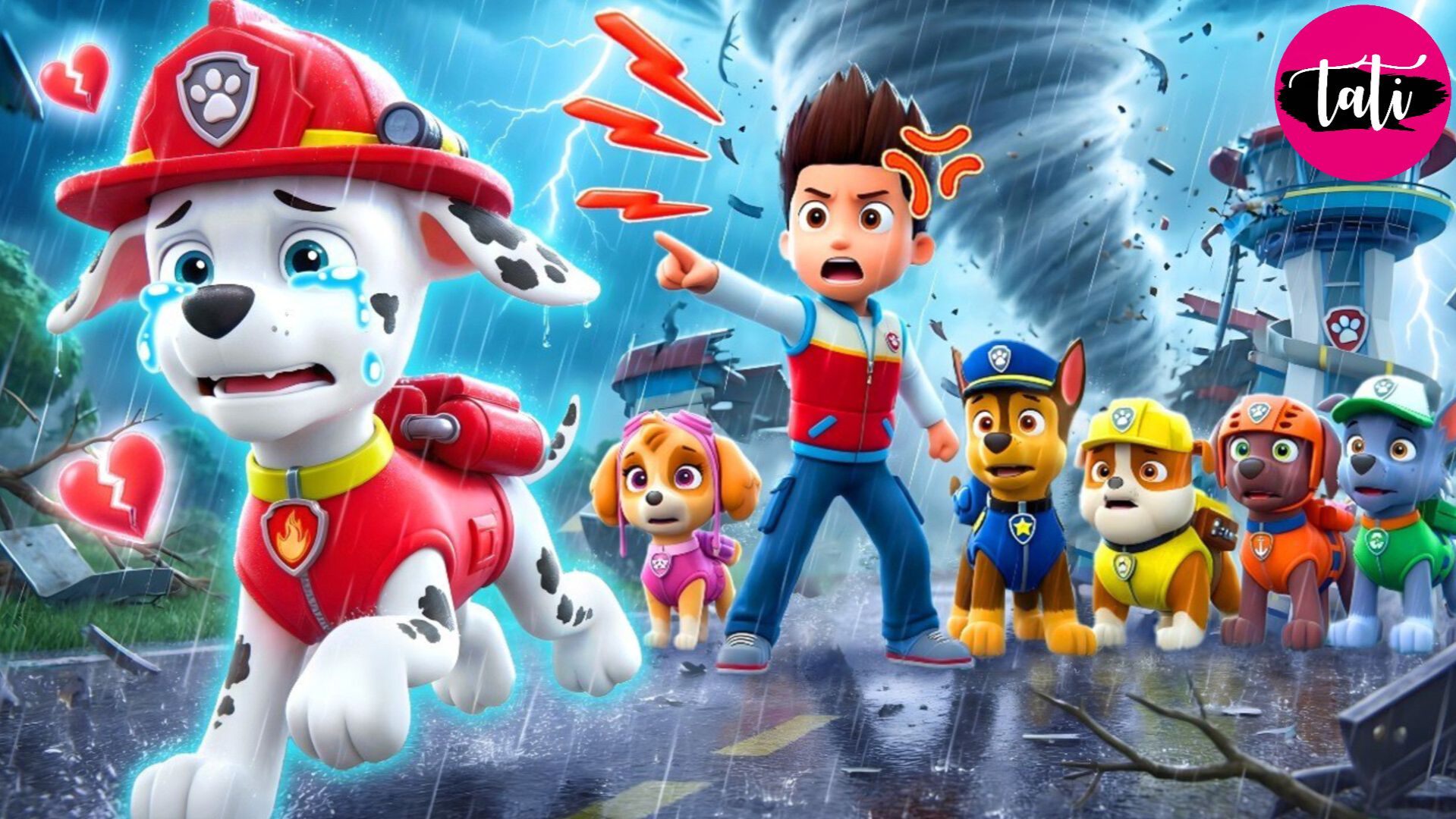 Щенячий патруль и Маршалл. Залипательное видео. Мультфильм для детей и малышей. Анимация 355