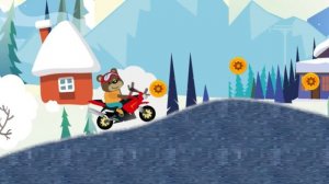 На мотоцикле Видео для детей