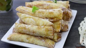 ТРУБОЧКИ ИЗ ТЕСТА ФИЛО С КРЕМОМ