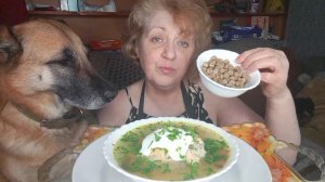 Мукбанг ОТХОДНЯКОВЫЙ Супец! Объелась На НЕДЕЛЮ Вперёд!