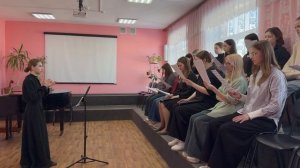 Ураева Ирина Сергеевна. 10-минуткa. IV курс «Вологодские кружева»Р.Бойко.переложение для жен. хора.