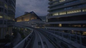 8K 4К Полуночная поездка на поезде через Токио АСМР ASMR Эмбиент Ambience