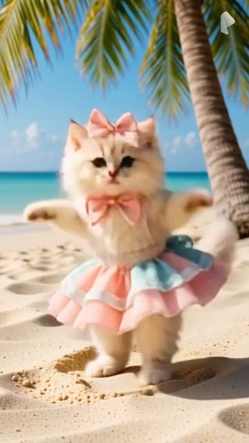 Котика танцует Ламбаду