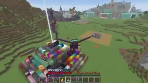 Я построил МАЯК из ВСЕХ БЛОКОВ в майнкрафт хардкор!