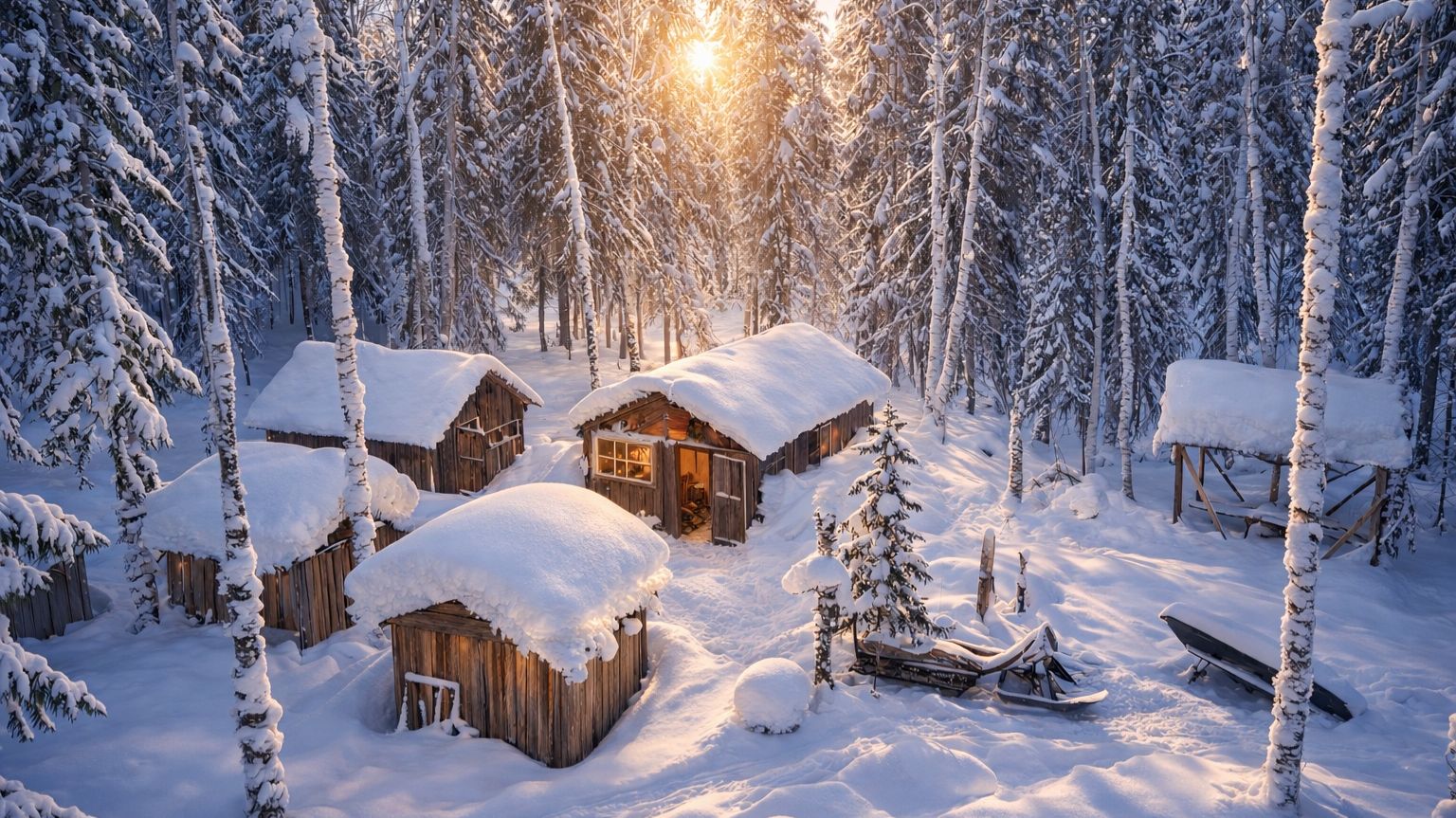 НА ЛЫЖАХ ДО ТАЕЖНОЙ ИЗБЫ. КУДА ИСЧЕЗЛА РЫБА И ДИЧЬ?