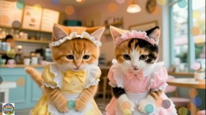 Случайно попали в майд-кафе: Один день в роли горничных у Рыжика и Муму 🎀