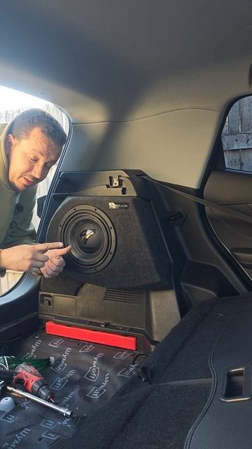 Установка сабвуфера DL Audio Anaconda 10