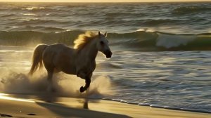 Лошадь и море
