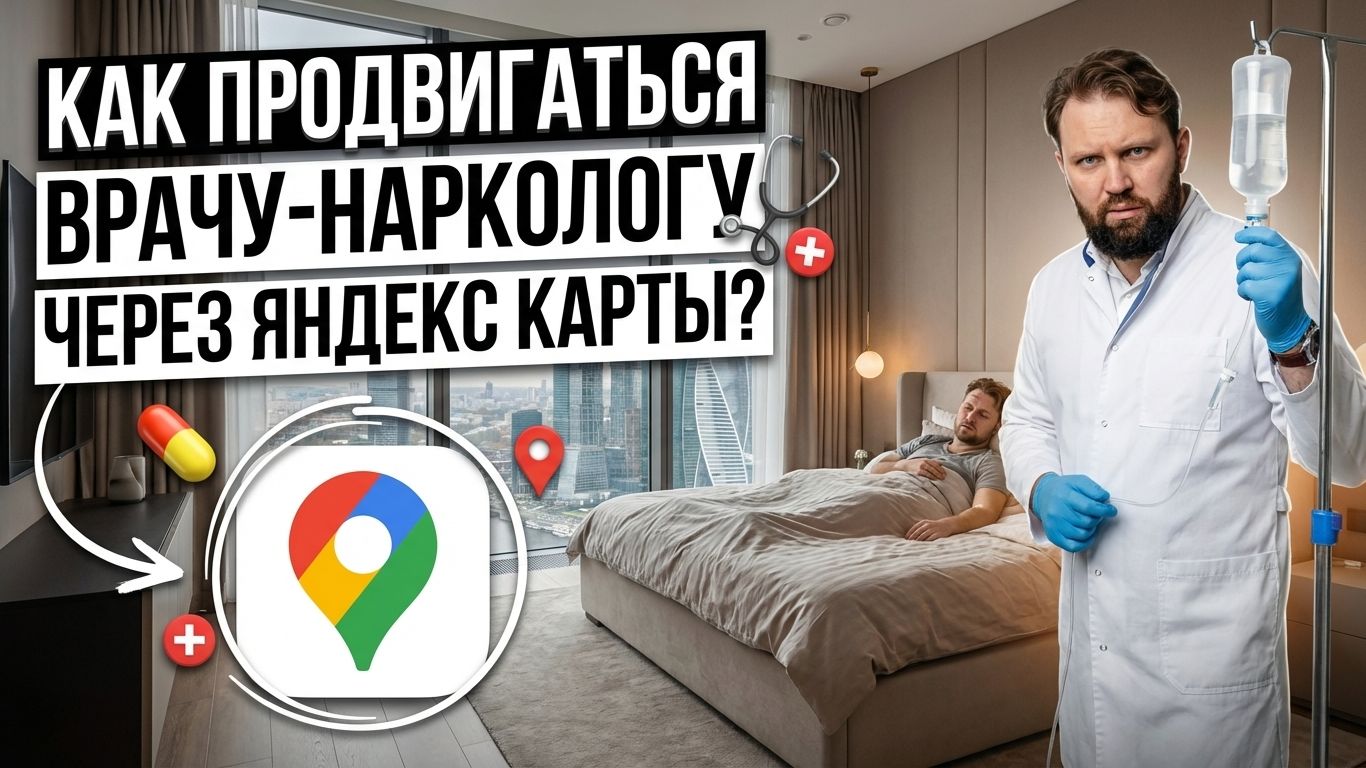 Продвижение врача-нарколога через Яндекс Карты. Как продвигаться частному специалисту?