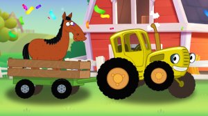 Мультики Для Детей, По Полям Гоняем и Животных Катаем