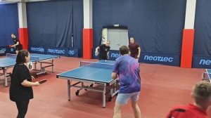 отбор Балашов/Нельсон (1373) - Калимулин/Бабаев (625) 09.03 настольный теннис Парный турнир