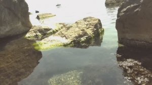 ЛЕТО .КРЫМ.ДИКИЙ ПЛЯЖ ПОД ВОДОЙ