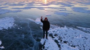 Лед Байкала 9 марта 2026