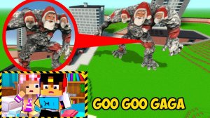 МОЙ ДРОН СНЯЛ ГУГУ ГАГА ДЕД МОРОЗ БОСС в МАЙНКРАФТ ДЕВУШКА НУБ И ПРО ТРОЛЛИНГ ВИДЕО MINECRAFT