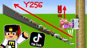 Майнкрафт но САМАЯ Долгая Лестница и Самая БЫСТРАЯ ! Девушка НУБ И ПРО Видео Троллинг Minecraft