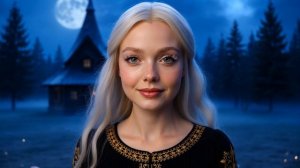 Белая ведьма с зелёными глазами — шуточная магическая песня