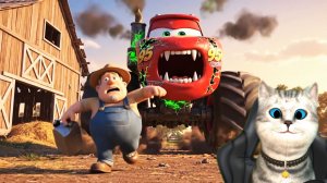 МОЛНИЯ МАКВИН ПРЕВРАТИЛСЯ В МОНСТР ТРАКТОР КТО СМОЖЕТ ЕГО ОСТАНОВИТЬ