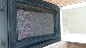 Покраска дверцы микроволновки