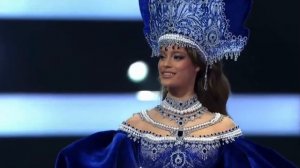 Костюм для представительницы из России для конкурса Мисс БРИКС, созданный выпускницей СПбГУПТД