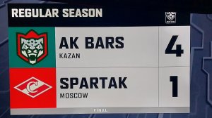 Обзор матча Фонбет КХЛ АК БАРС - СПАРТАК