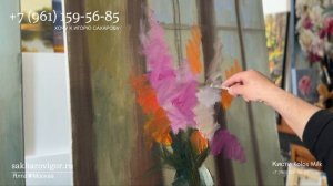 Как начинается картина маслом | 1сеанс с живого мастер-класса Игоря Сахарова (Ялта) Масляные истории