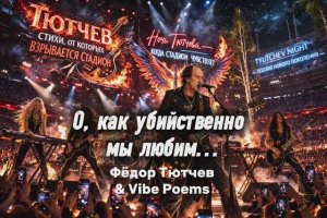 О, как убийственно мы любим.. Фёдор Тютчев & Vibe Poems