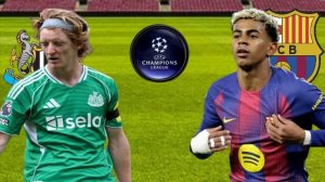 ФУТБОЛ ЛИГА ЧЕМПИОНОВ 1/8 ФИНАЛА.  НЬЮКАСЛ - БАРСЕЛОНА.  ТЕКСТОВАЯ ОНЛАЙН ТРАНСЛЯЦИЯ