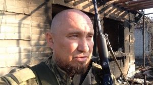 2022г Май. СВО. Северодонецкий фронт. Доброволец Спецназа Ахмат. Воложанин Александр позывной Якудза