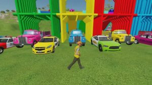 Машинки. Мультики про машинки. Полицейская машинка. Пожарная машинка.