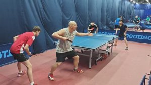 отбор Закзун/Ким (1340) - Лаврик/Костин (543) 09.03 настольный теннис Парный турнир